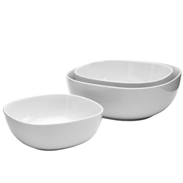 Denmark White Porcelain Bowl Set | Chip Resistant