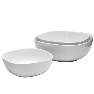Denmark White Porcelain Bowl Set | Chip Resistant