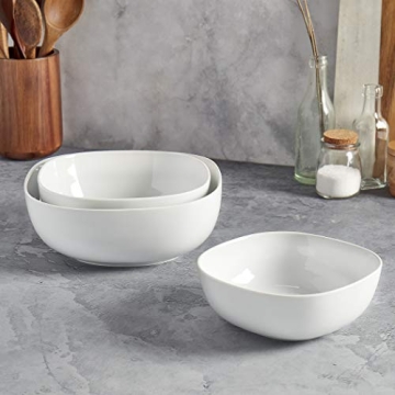 Denmark White Porcelain Bowl Set | Chip Resistant