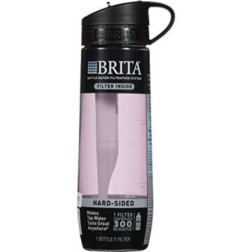 Brita Filtered Water Bottle | 23.7 oz Pink, BPA-Free, Eco-Friendly