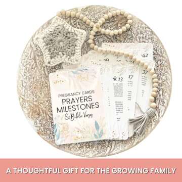 Essential Gift Set for First Time Moms - Pregnancy Prayer Cards