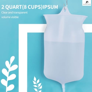 Silicone Enema Bag Kit for Easy Colon Detox Cleanse