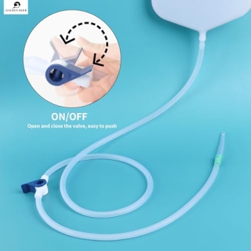 Silicone Enema Bag Kit for Easy Colon Detox Cleanse