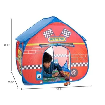Fun2Give Pop It Up Pit Stop Tent for Creative Play