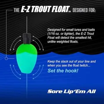 Trout Magnet E-Z Floating Fishing Bobbers for Trout