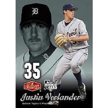 2006 Flair Showcase Justin Verlander RC - Detroit Tigers