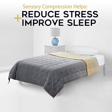 YnM Bamboo Weighted Blanket - Cooling Comfort for Quality Sleep