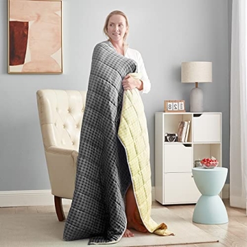 YnM Bamboo Weighted Blanket - Cooling Comfort for Quality Sleep