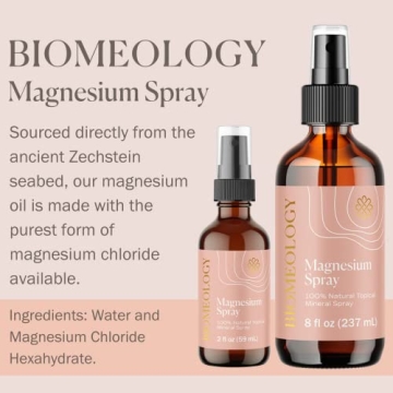 Premium Biomeology Magnesium Spray for Relaxation and Sleep