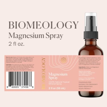Premium Biomeology Magnesium Spray for Relaxation and Sleep