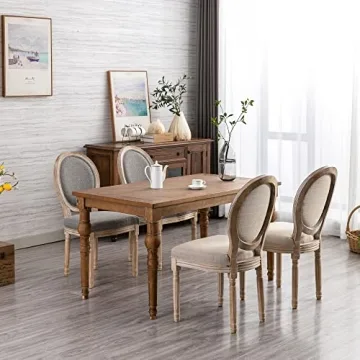 chairus Farmhouse Dining Chairs - Elegant Upholstered Set