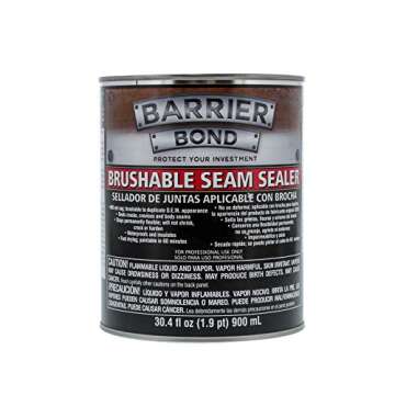Barrier Bond Brushable Seam Sealer - Fast-Drying, Flexible Finish for Auto Repairs