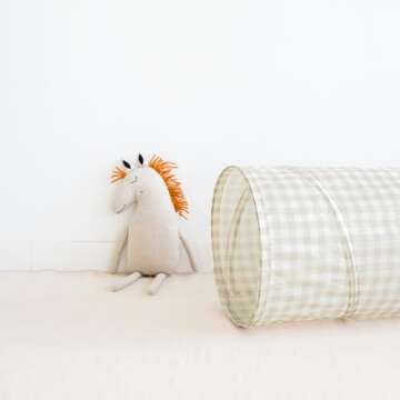 3 Sprouts Kids Play Tunnel - Eco-Friendly Indoor Fun