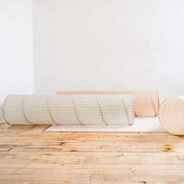 3 Sprouts Kids Play Tunnel - Eco-Friendly Indoor Fun