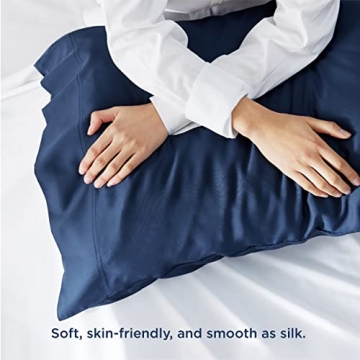 Bedsure Cooling Pillow Cases for Hot Sleepers, Soft & Silky