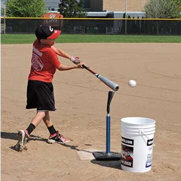 Jugs T - Pro Style Batting Tee for Stable Baseball Practice