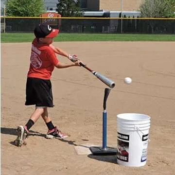 Jugs T - Pro Style Batting Tee for Stable Baseball Practice