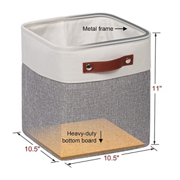 Kntiwiwo Fabric Storage Cubes Set of 6 for Easy Organization