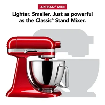 Compact KitchenAid Artisan Mini Mixer - 3.5 Quart Red