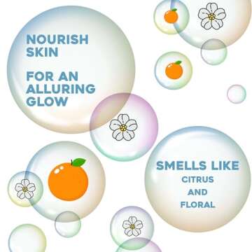 OGX Radiant Glow + Argan Oil of Morocco Extra Hydrating Body Wash for Dry Skin, Moisturizing Gel Bod...