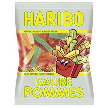 Haribo Saure Pommes - Sweet & Sour Gummy Treats in Two 200g Bags