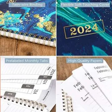 2024 Planner with Thick Paper - Organize Your Life Effortlessly