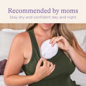 Lansinoh Stay Dry Disposable Nursing Pads, Soft and Super Absorbent Breast Pads, Breastfeeding Essen...