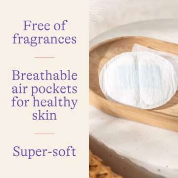 Lansinoh Stay Dry Disposable Nursing Pads, Soft and Super Absorbent Breast Pads, Breastfeeding Essentials for Moms, 240 Count