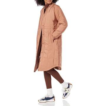 Amazon Essentials Women's Oversized Quilted Coat (Available in Plus Size)