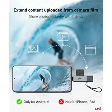 uni SD Card Reader for Quick Data Transfers and Dual Slot Support  