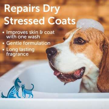 Nootie - Pet Shampoo for Sensitive Skin - Revitalizes Dry Skin & Coat - Natural Ingredients - Gentle...