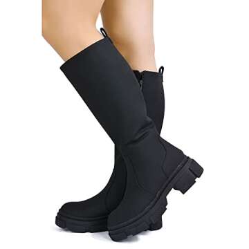 Cape Robbin Jacinta Mid Calf Boots for Fashionable Women