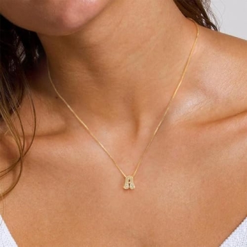 Personalized Gold Initial Necklace for Women | CyxenNova
