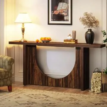 Tribesigns 70.9 Inch Farmhouse Console Table, Vintage Entryway Foyer Table, Wooden Hallway Accent Table, Extra Long Sofa Wall Tables for Living Room, Entrance
