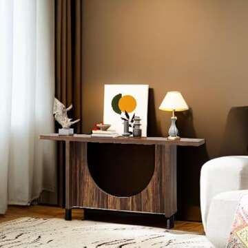 Tribesigns 70.9 Inch Farmhouse Console Table, Vintage Entryway Foyer Table, Wooden Hallway Accent Table, Extra Long Sofa Wall Tables for Living Room, Entrance