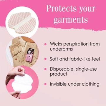 Hollywood Fashion Secrets Garment Shields - 10 Count, Sweat Protection
