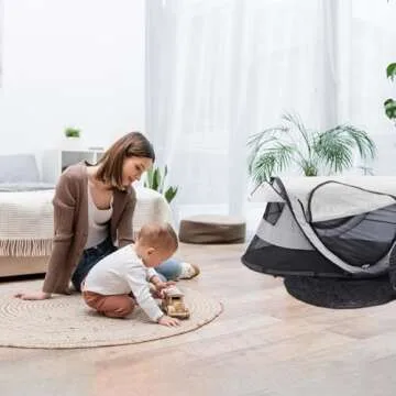 KidCo Peapod Plus Portable Baby Travel Tent - Safe & Fun