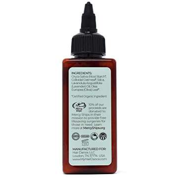 Dry Shampoo Volume Powder | Natural & Organic | Jumbo size | For Dark and Blonde Hair | Made in USA | (Lavender, 2 Ounce (Pack of 1))