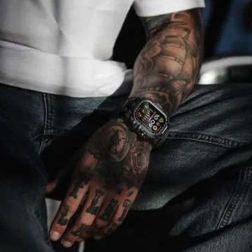 amBand Rugged Cover for Apple Watch Ultra 49mm - Matte Black