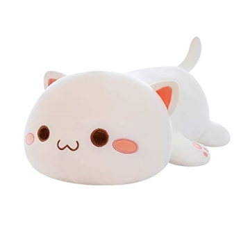 FUYU Cat Stuffed Animals, Soft Cat Plush Pillow Kawaii Kitten Stuffed Animal Toy Gifts for Kids Boys...