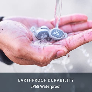 Jaybird Vista 2 True Wireless Sport Bluetooth Headphones With Charging Case - Premium Sound, ANC, Sport Fit, 24 Hour Battery, Waterproof Earbuds With Military-Grade Durability - Gray