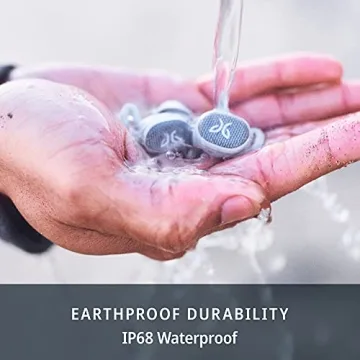 Jaybird Vista 2 True Wireless Sport Bluetooth Headphones With Charging Case - Premium Sound, ANC, Sport Fit, 24 Hour Battery, Waterproof Earbuds With Military-Grade Durability - Gray