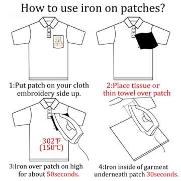 Letter Patches White Iron on Letters for Clothing Chenille Letters for Jackets Varsity Letters Letterman Jacket Patches Iron on Letter (6Pieces/3.14inch Height H)