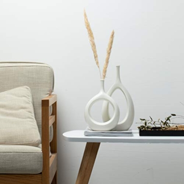 Kimisty Nordic Ceramic Vase Set for Modern Decor