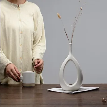 Kimisty Nordic Ceramic Vase Set for Modern Decor