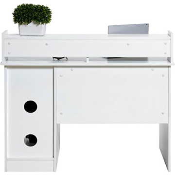 OneSpace Essential Computer Desk with Keyboard Shelf, Elegant Design for Home & Office