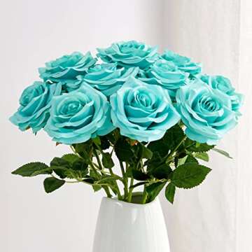 Vibrant IUKnot Artificial Rose Bouquets for Weddings