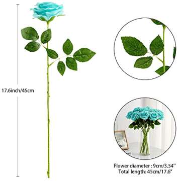 Vibrant IUKnot Artificial Rose Bouquets for Weddings