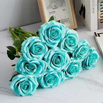 Vibrant IUKnot Artificial Rose Bouquets for Weddings