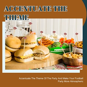 Bokon Football Cocktail Picks 300 Pcs for Parties